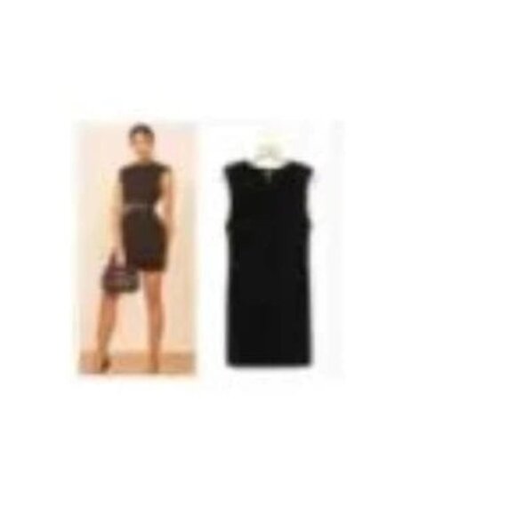 PADDED SHOULDER T-SHIRT MINI DRESS - Picture 3 of 4